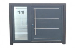 Powder Coated Aluminium Entrance Door, For Home