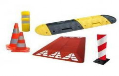 Red Plastic Road Safety Equipment