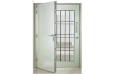 Silver Shakti Hormann Galvanized Steel Safety Residential Door, Single