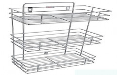 Steel Kitchen Rack (Triple) for Home
