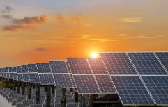 Sunlit Grid Tie Solar Power Plant, For Commercial, Capacity: 50 kw