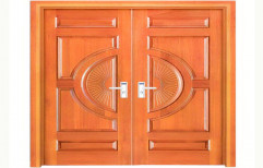 Teak Wood Designer Wooden Door