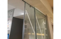 Transparent Office Sliding Toughened Glass
