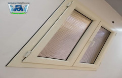 White Residential Upvc Windows, Glass Thickness: 5mm