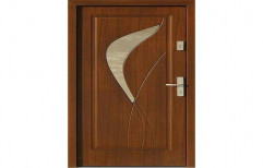 Wood Finished Modern Wooden Door, For Home