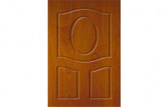 Wood Termite Proof Brown Membrane Door for Home, Height: 7-8 Feet