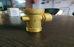Yellow Brass 5 Way Connector Pressure System, BSP