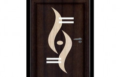 6-7 Feet Wood Wooden Modern Flush Door, For Hotel