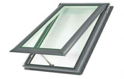 Aluminium Tempered Glass Ventilation Window, For Home, Thickness: 10 Mm (glass),12 Mm (profile)