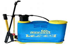 Blue Manual Knapsack Hand Sprayer, For Spraying, Capacity: 16 liters