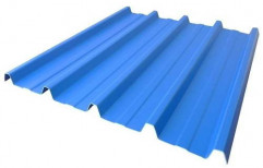 Blue PVC Coated Roofing Sheet, Thickness Of Sheet: 4 Mm