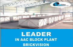 Brickvision Equipments AAC Block Manufacturing Unit, Automation Grade: Automatic, Production Capacity: 500 M3