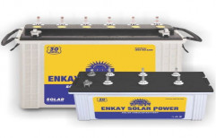 C-10 Tumbler Tubular Enkay Solar Power Battery, 12, Capacity: 162 Ah