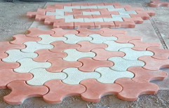 cement Interlock Tiles, Size: Medium, Thickness: 6 - 8 mm