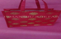 Coloured Printed Jute Bag by Himanshu Jute Fab