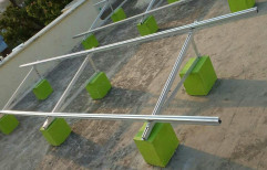 Concrete Pile Aluminium Solar Panel Mounting Structure, Thickness: 2.5mm, Size: 1kWp