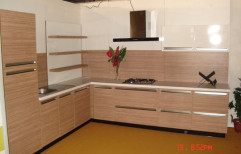 Designer L Shape Modular Kitchen