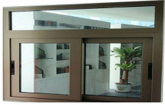 Designer UPVC Sliding Window, Glass Thickness: 5mm