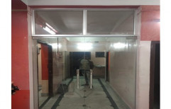 Fixed Toughed Glass Door, For Office, Thickness: 12mm