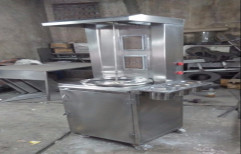 Gas Shawarma Machine Cabinet, Number of Gas Burners: 2, Capacity: 10