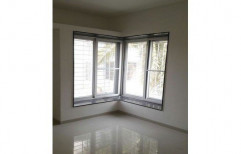 Hinged Corner UPVC Glass Window, For Home, Thickness Of Glass: 5 - 8 Mm