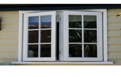 Light Oak Casement Upvc Window With Georgia On The Glass, Size/Dimension: 3.5-4 Feet(height), Glass Thickness: 5 Mm