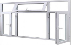 Modern Powder Coated Aluminium Casement Window, For Home, Size/Dimension: 8 *5 Feet