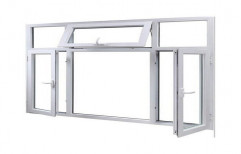 Modern White 4x5 Feet Aluminum Window