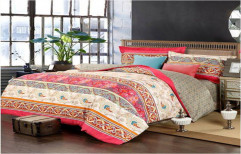 Multicolor Designer Bed Sheet