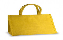 Plain Yellow Jute Bag