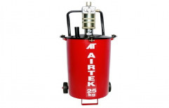 Pneumatic Mild Steel Airtek Grease Pump, Capacity: 25Kg