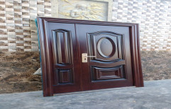 Polished Sound Resistant Mild Steel Doors, For Home