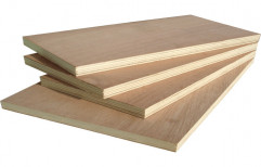 Poplar Brown Plywood Block Board, Size: 8' x 4', Matte