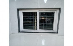 UPVC Sliding Glass Window, Glass Thickness: 10-12 Mm