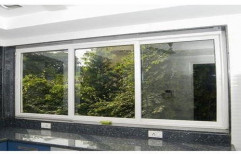 UPVC Sliding Window, For Kitchen, Glass Thickness: 5-8 Mm