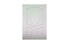 White Standard 3 Panel Oval Skin Moulded Door