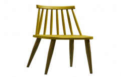 Yellow Cafeteria Chair for Restaurant, Hotel