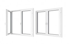 Allwin White Open Window, Thickness Of Glass: 4 & 5 mm