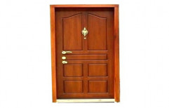 Brown Exterior Teak Wood Door