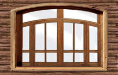 Brown Exterior Wooden Window