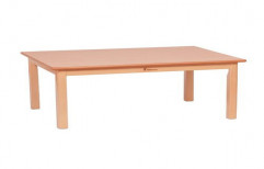 Brown Rectangle Wooden Table