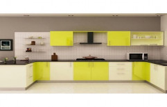 Chilliez MDF,Glass Modular Kitchen Cabinets