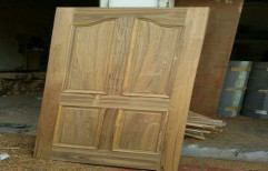 Classic Matt Finish Brown Wooden Door
