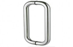 D Desing Chrome Finish Door Handle, For Hotel