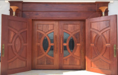 Exterior Burma Teak Wood Doors