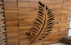 Finished pine wood Wooden Laminated Doors, For Home