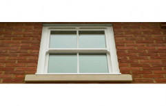 Hinged White Timber Effect UPVC Window, Thickness Of Glass: 3-6 Mm