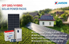 Jakson Battery Off Grid / Hybrid Solar Power Package
