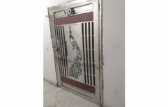 Jindal Swing Rectangular Stainless Steel Main Door, For Home, Office And Hospital