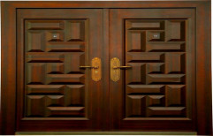Metal Standard Residential Steel Door, Size: 120 Cm Width 210 Cm Height, Thickness: 75 Mm Thick